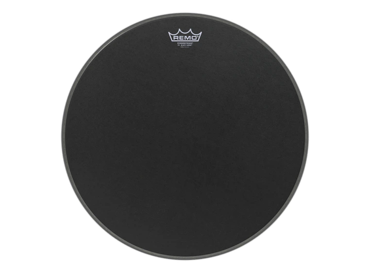 Remo P3-1818-ES Powerstroke Black Suede 18 Basstrommeskinn 